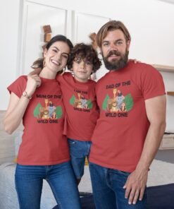 Kids Birthday Family T-Shirts - Wild One Theme