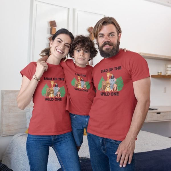 Kids Birthday Family T-Shirts - Wild One Theme