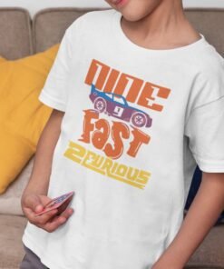 Kids Custom Birthday T-Shirts -Car Theme T-Shirts