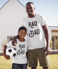 Dad and Son Matching T-Shirts for Family Outfits