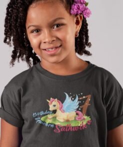 Kids Custom Birthday T-Shirts -Princess Theme T-Shirts