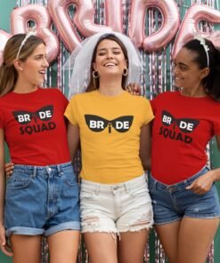 Personalised T-Shirts for Bachelor/Bachelorette Party - Bride & Groom T-Shirts