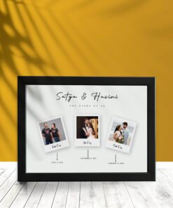 Couples Personalised Star Map Frames - Anniversary Gifts for Him & Her - Personalised Home Decor