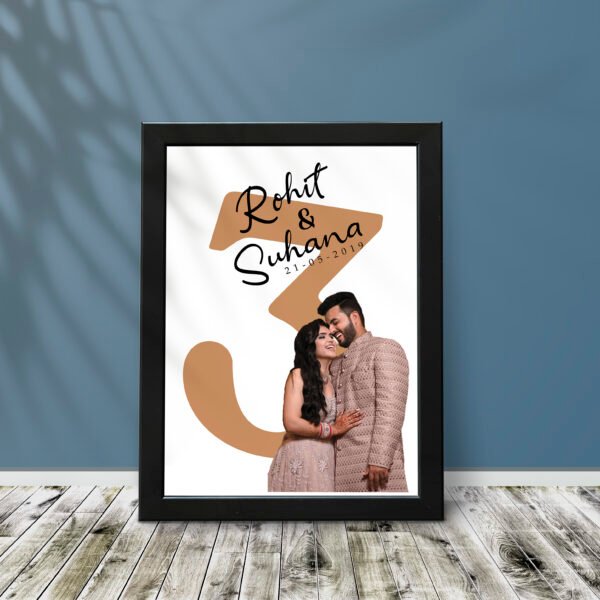 Couples Portrait Frames - Watercolor Portrait - Gifts for Him & Her - Personalised Home Decor