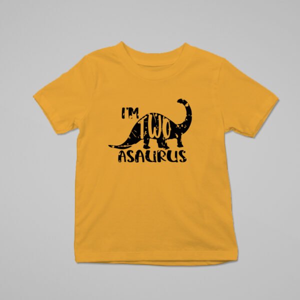 Kids Custom Birthday T-Shirts -Dinosaur Theme T-Shirts