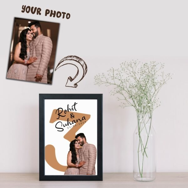 Alternative view of Couples Portrait Frames - Watercolor Portrait - Gifts for Him & Her - Personalised Home Decor