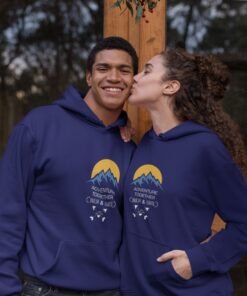 Alternative view of Personalized Couple Hoodies for Pre-Wedding Photoshoots