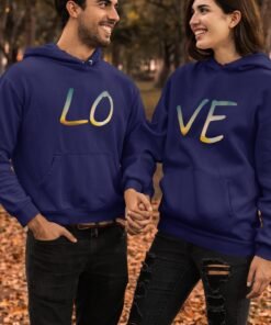 Alternative view of Personalised Couple Hoodies for Pre-Wedding Photoshoots & Anniversary