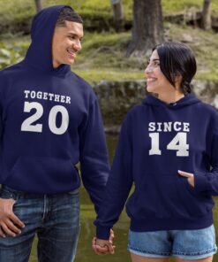 Alternative view of Personalised Couple Hoodies for Pre-Wedding Photoshoots & Anniversary