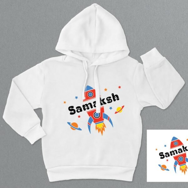 Alternative view of Personalized Kids Custom Name Hoodies