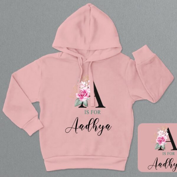 Alternative view of Personalized Kids Custom Name Hoodies