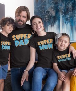 Personalised Family Group T-Shirts - Family Matching T-Shirts