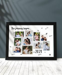 Couples, Couples Anniversary Collage Frames - Anniversary Gifts for Him & Her - Personalised Home Decor