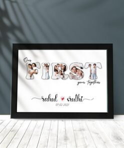 Couples, Couples Anniversary Collage Frames - Anniversary Gifts for Him & Her - Personalised Home Decor