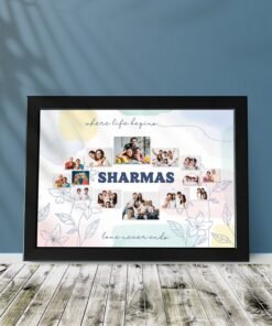Family Collage Frames - Family Gifts - Personalised Home Decor