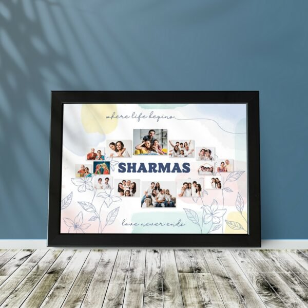 Family Collage Frames - Family Gifts - Personalised Home Decor