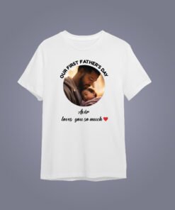 Alternative view of Fathers Day Matching T-Shirts For Dad And Baby Photo Printing  – Fathers Day Gifts