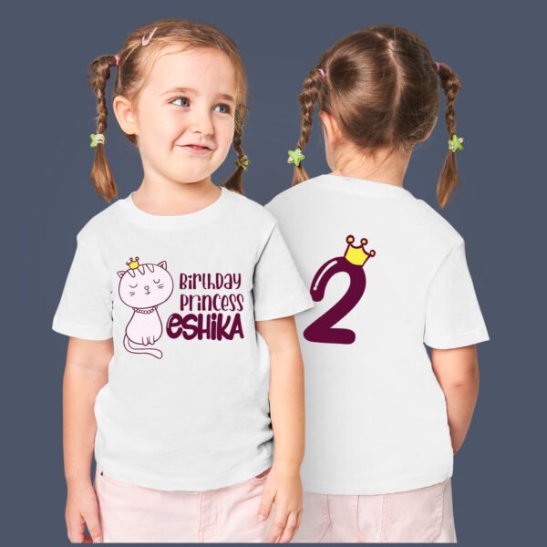 Kids Custom Birthday T-Shirts -Front + Back Theme
