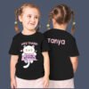 Kids Custom Birthday T-Shirts -Front + Back Theme