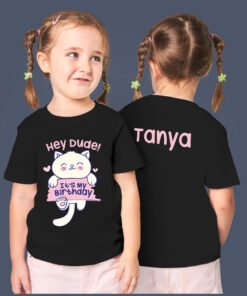 Kids Custom Birthday T-Shirts -Front + Back Theme