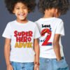 Kids Custom Birthday T-Shirts -Front + Back Theme