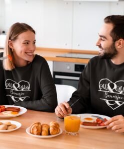Alternative view of Personalized Couple Sweatshirts for Pre-Wedding Photoshoots & Anniversary