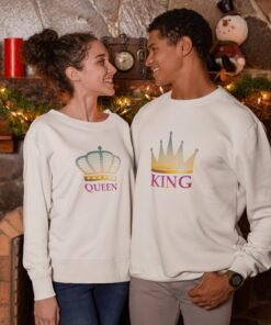 Alternative view of Personalized Couple Sweatshirts for Pre-Wedding Photoshoots & Anniversary