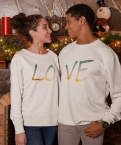 Alternative view of Personalized Couple Sweatshirts for Pre-Wedding Photoshoots & Anniversary