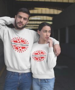 Personalized Couple Sweatshirts for Pre-Wedding Photoshoots & Anniversary