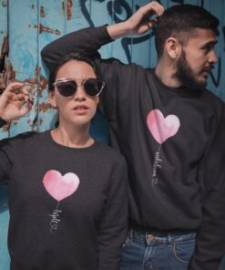 Personalized Couple Sweatshirts for Pre-Wedding Photoshoots & Anniversary