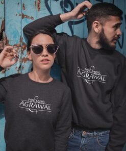 Personalized Couple Sweatshirts for Pre-Wedding Photoshoots & Anniversary
