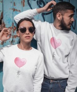 Alternative view of Personalized Couple Sweatshirts for Pre-Wedding Photoshoots & Anniversary