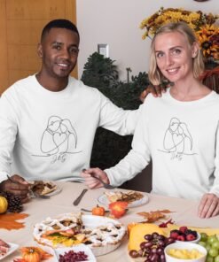 Alternative view of Personalized Couple Sweatshirts for Pre-Wedding Photoshoots & Anniversary