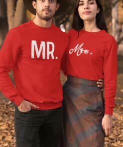 Alternative view of Personalized Couple Sweatshirts for Pre-Wedding Photoshoots & Anniversary