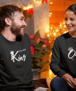 Alternative view of Personalized Couple Sweatshirts for Pre-Wedding Photoshoots & Anniversary