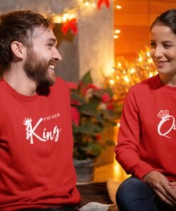 Personalized Couple Sweatshirts for Pre-Wedding Photoshoots & Anniversary