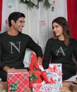 Personalized Couple Sweatshirts for Pre-Wedding Photoshoots & Anniversary