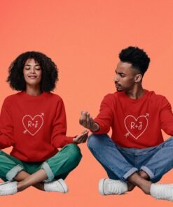 Personalized Couple Sweatshirts for Pre-Wedding Photoshoots & Anniversary