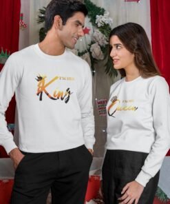 Personalized Couple Sweatshirts for Pre-Wedding Photoshoots & Anniversary