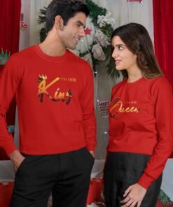 Alternative view of Personalized Couple Sweatshirts for Pre-Wedding Photoshoots & Anniversary