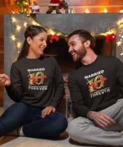 Alternative view of Personalized Couple Sweatshirts for Pre-Wedding Photoshoots & Anniversary