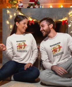 Personalized Couple Sweatshirts for Pre-Wedding Photoshoots & Anniversary