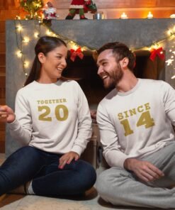 Alternative view of Personalized Couple Sweatshirts for Pre-Wedding Photoshoots & Anniversary