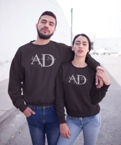 Personalised Couple Sweatshirts for Pre-Wedding Photoshoots & Anniversary