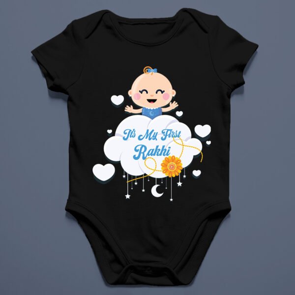 My First Rakhi Baby Romper – Raksha Bandhan Outfit for Newborn & Infants
