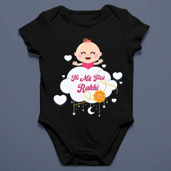 Personalized Baby Rakhi Rompers/T-shirts - Rakhi Gifts for Baby