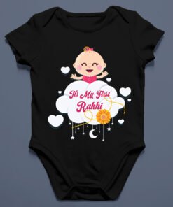 My First Rakhi Baby Romper – Raksha Bandhan Outfit for Newborn & Infants