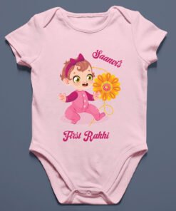 My First Rakhi Baby Romper – Raksha Bandhan Outfit for Newborn & Infants