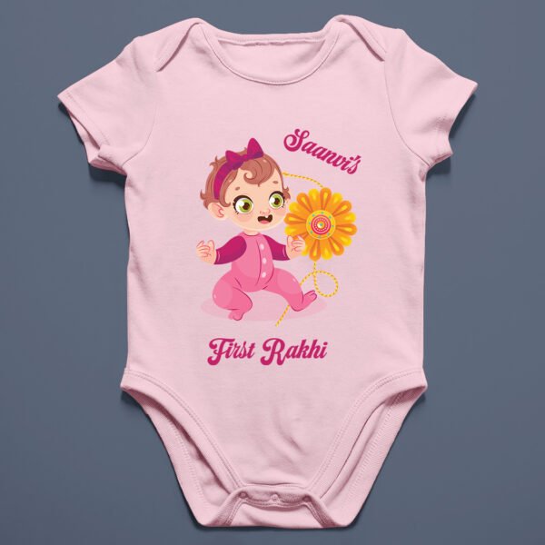 My First Rakhi Baby Romper – Raksha Bandhan Outfit for Newborn & Infants
