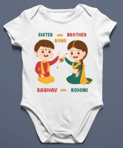 My First Rakhi Baby Romper – Raksha Bandhan Outfit for Newborn & Infants